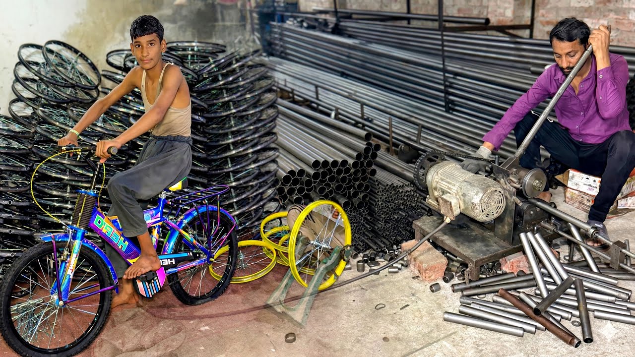 Most Satisfying Factory Machines & Bicycle Manufacturing Process