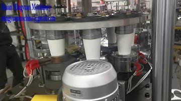 Normal Heater Single plate paper cup machine JBZ-OCS12 test for bangladesh client