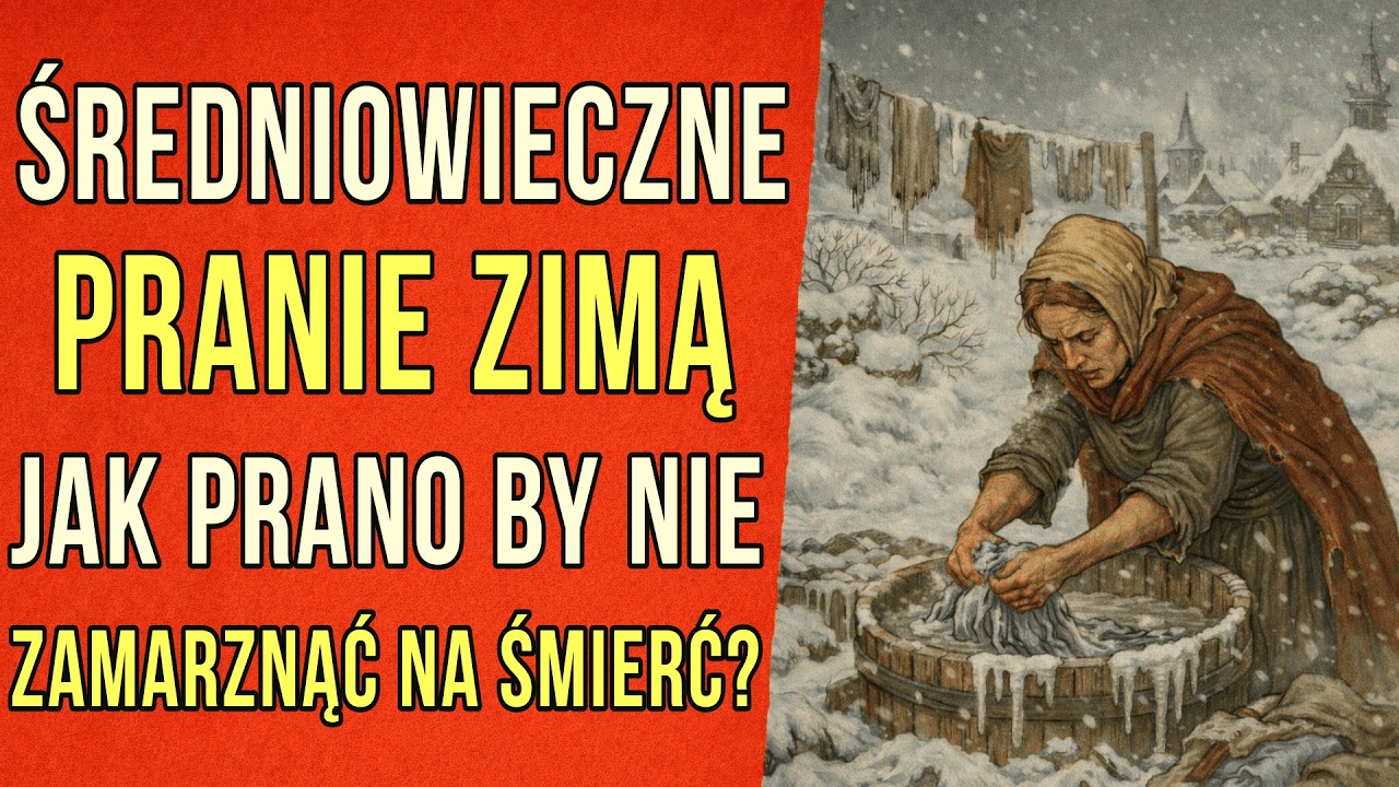Średniowieczne pranie zimą: Jak prano, by nie zamarznąć na śmierć?