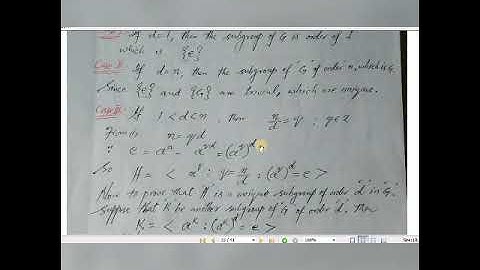 Cyclic group of order 