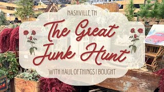 THE GREAT JUNK HUNT IN NASHVILLE, TN + HAUL OF THINGS I BOUGHT  |  2025