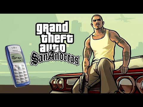 GTA San Andreas song Theme on Nokia 1100 #shorts