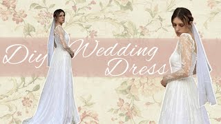 DIY Lace Wedding Dress | Easy Full Tutorial