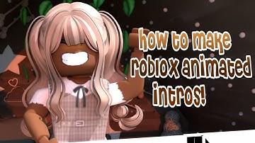 How to make a roblox animated intro in blender 4.5!!