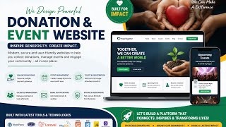 #WebDesign#DonationWebsite#EventManagement#NonprofitTech#DigitalTransformation