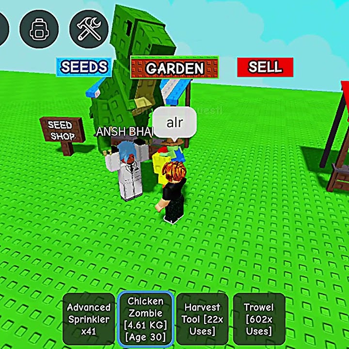 Trading my chicken zombie in grow a garden 💀 #shorts #growagarden #viralvideo #fyp