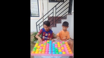 Sort ball gameplay competition intelligent puzzle game