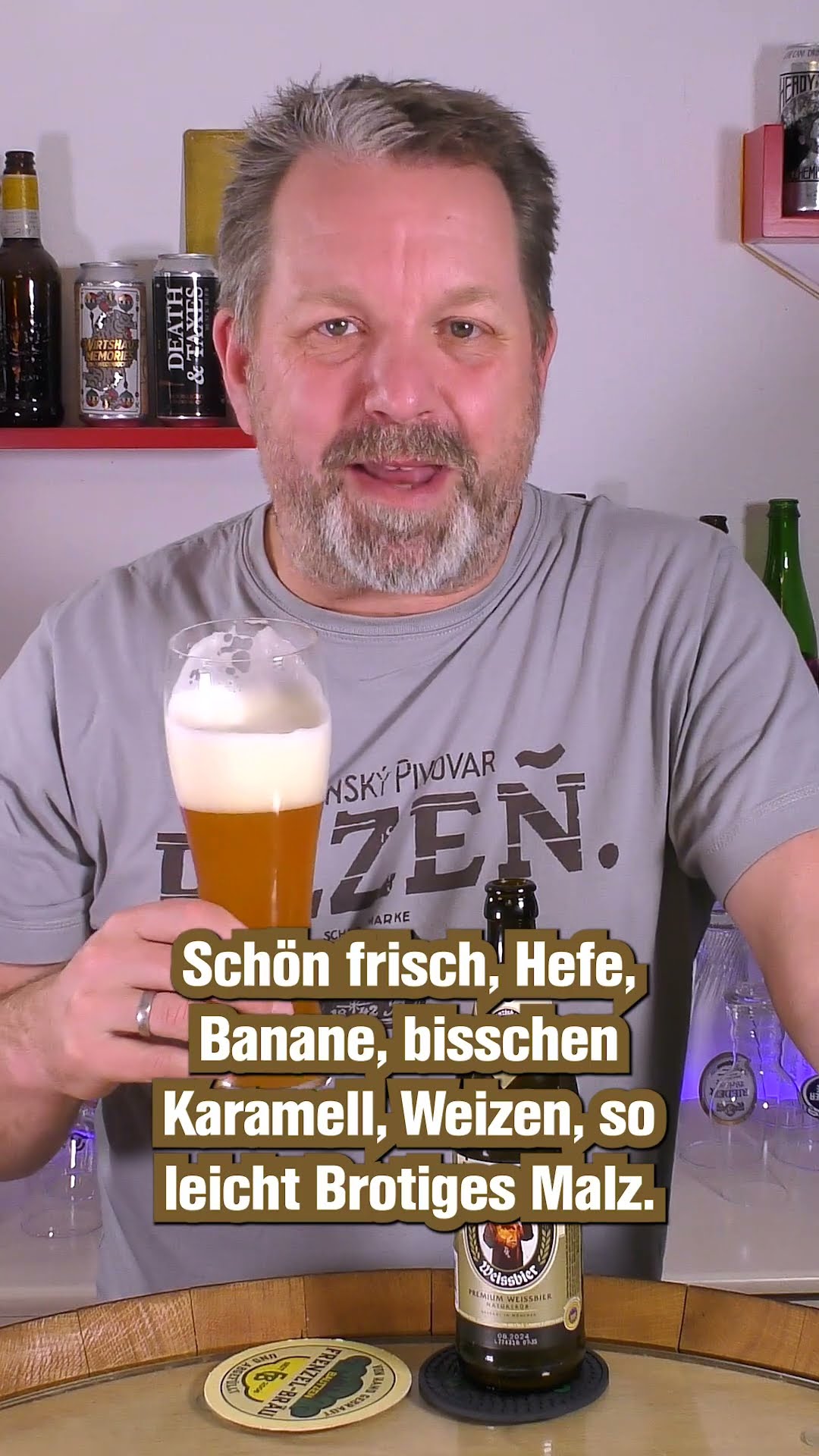 Echt eine dünne Angelegenheit - FRANZISKANER - HEFE-WEISSBIER #shorts ...