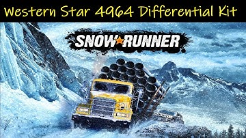 SnowRunner 🎃 White Western Star 4964 Engageable Differential Kit Location