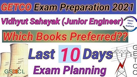 GETCO Exam Last 10 Days Preparation||GETCO Exam Planning And Strategy
