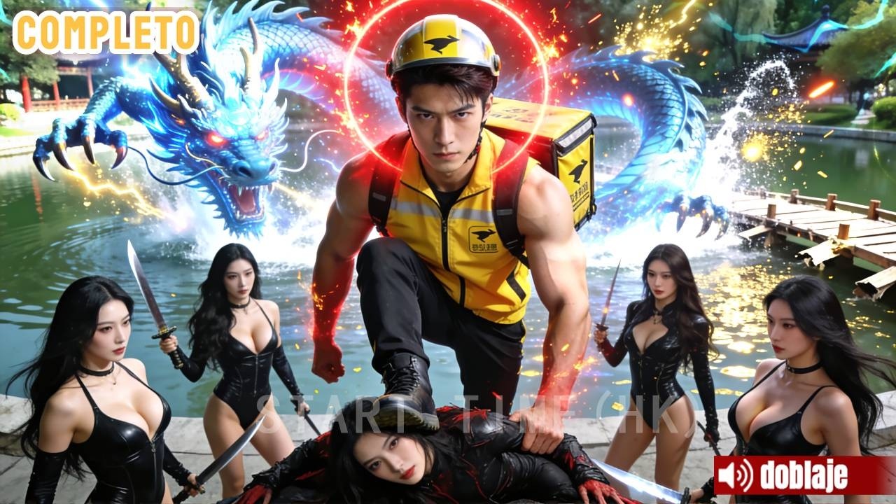 Repartidor traicionado por esposa,asesina intenta matarlo,él la domina.¡Es el Rey Guerrero! #accion