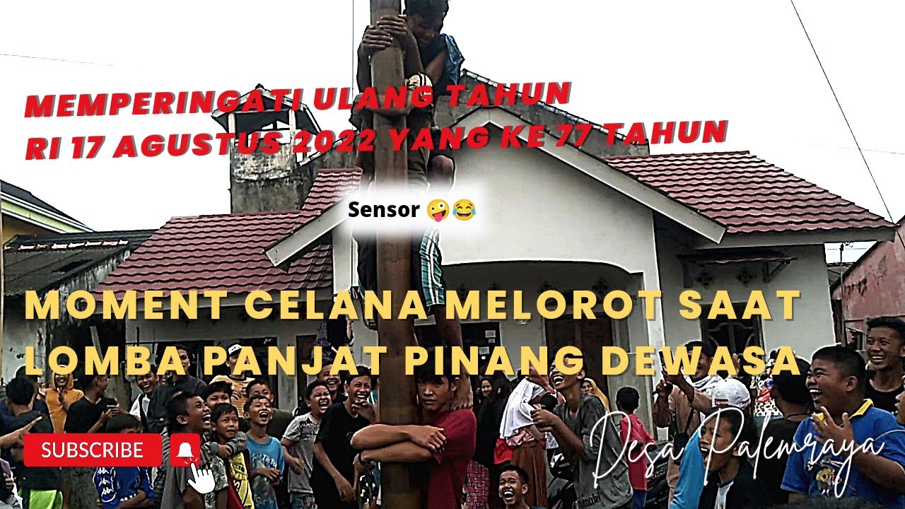 MOMENT CELANA MELOROT SAAT PANJAT PINANG || DESA PALEMRAYA