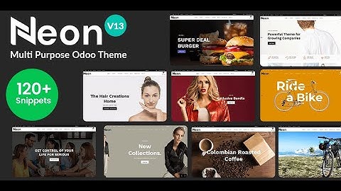 How to change footer color in odoo theme neon - Atharva System