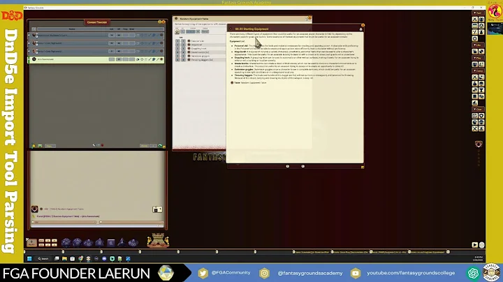 Encounter Setup & Creation| Fantasy Grounds| DnD5e Ruleset EP. 3