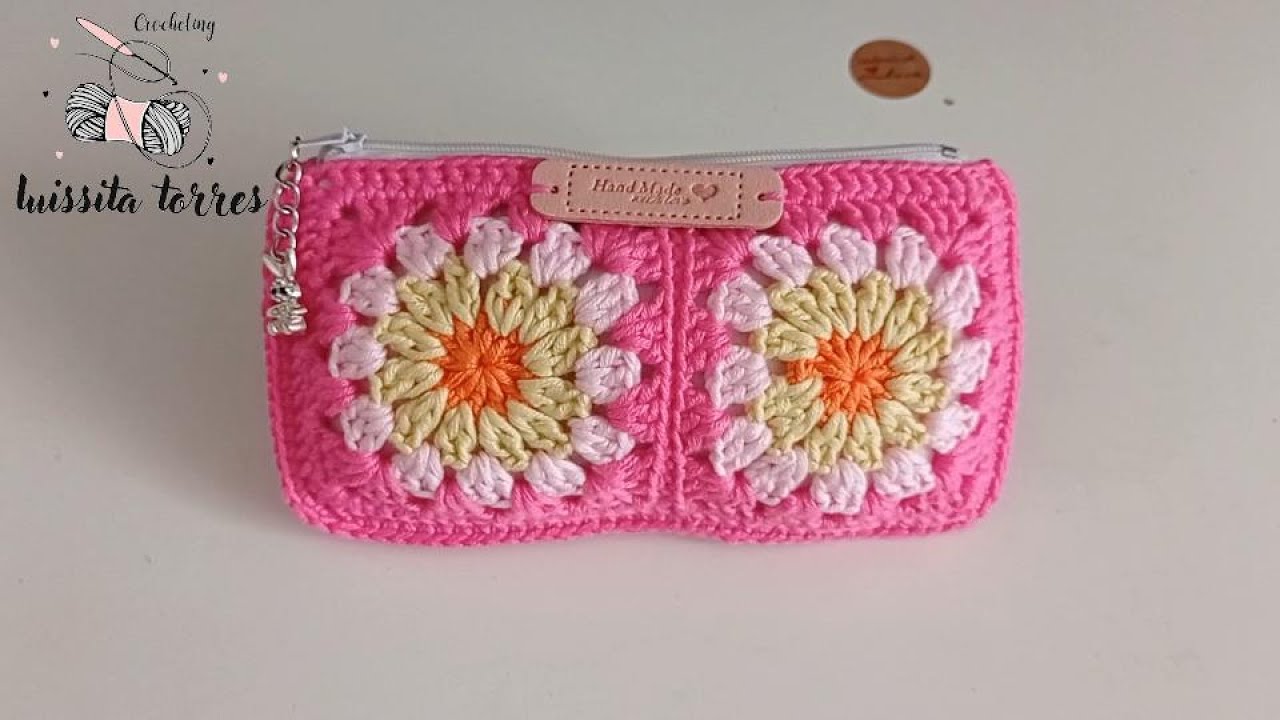 TEJIDO EN 15 MIN🥰Este Modelo de Neceser es Muy Fácil y Rapido de Tejer ¡Nuevo Patrón De Ganchillo! 👌