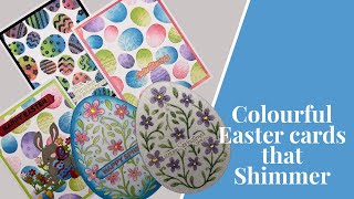 Colourful Easter cards with Shimmer | Simon Hurley Happy Spring collection Profile