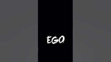 The word EGO👿 hits hard☠️👹