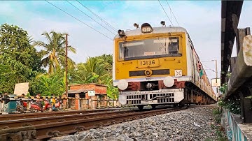 Indian railway New Model Katwa Howrah BEML Local Train & Howrah katwa Emu Local Train Journey