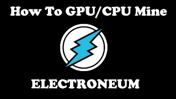 How To Mine Electroneum For Beginners (Windows │AMD GPU and CPU) Easy Steps