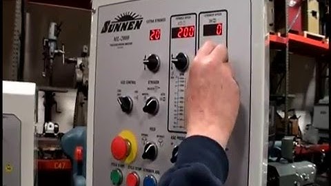 SUNNEN Model: ML-2000-DF Honing Machine 2005