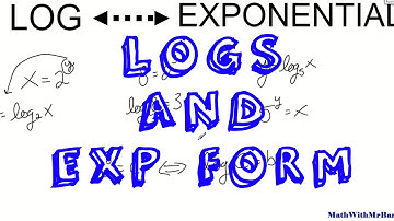 Changing Log and Exponential Form
