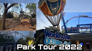 Worlds of Fun Full Park Tour 2022! Showcasing all the rides and coasters at the park and what’s new!