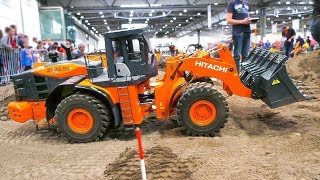 Great Rc Trucks, Rc Wheel Loader Hitachi, Rc Fire Truck, Trabant, Grand Hauler, Bridge Layer Truck!!