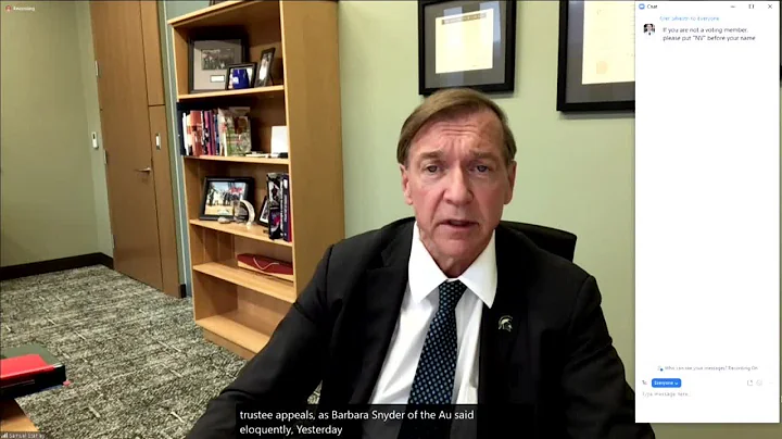 MSU President Samual Stanley confronts controversy...