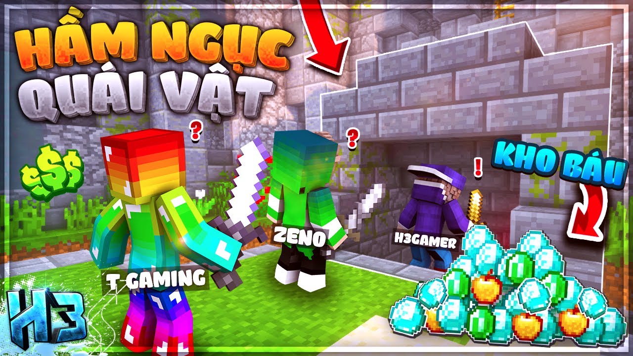 H3 Cùng NoobTeam Khám Phá CĂN HẦM QUÁI VẬT Phát Hiện... - youtube