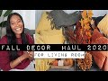 FALL DECOR HAUL 2020 || LIVING ROOM|| Mustard Yellow/Burnt Orange Decor