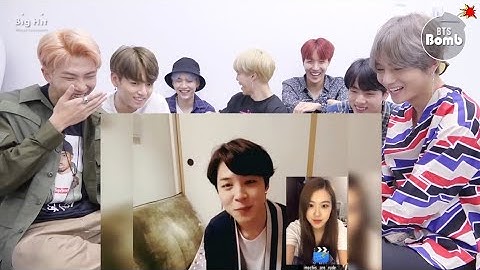 BTS reaction to Jirosè fake video call [Rosè&Jimin]