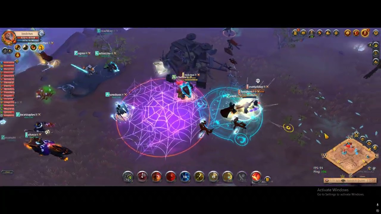 Albion Online - Beastdak vs Hellios Phoenix vs DieVirgins