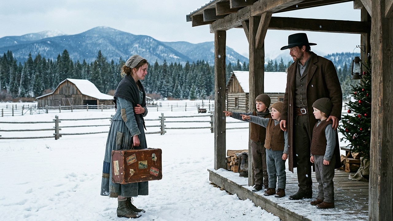 Η ΧΡΙΣΤΟΥΓΕΝΝΙΑΤΙΚΗ χιονοθύελλα την οδήγησε στην ΠΟΡΤΑ του — τα παιδιά του ψιθύρισαν «ΠΑΡΑΚΑΛΩ