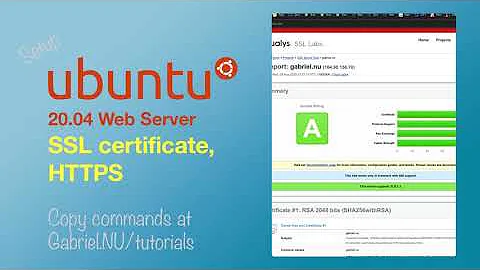 18 Configuring SSL certificates enabling HTTPS  Ubuntu 20.04