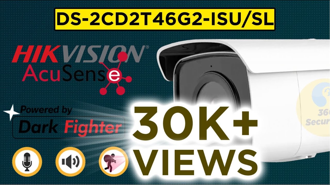 Acu-Sense IP Camera - DS-2CD2T46G2-ISU/SL🔥🔥 - The Best 4 MP IP Camera from Hikvision