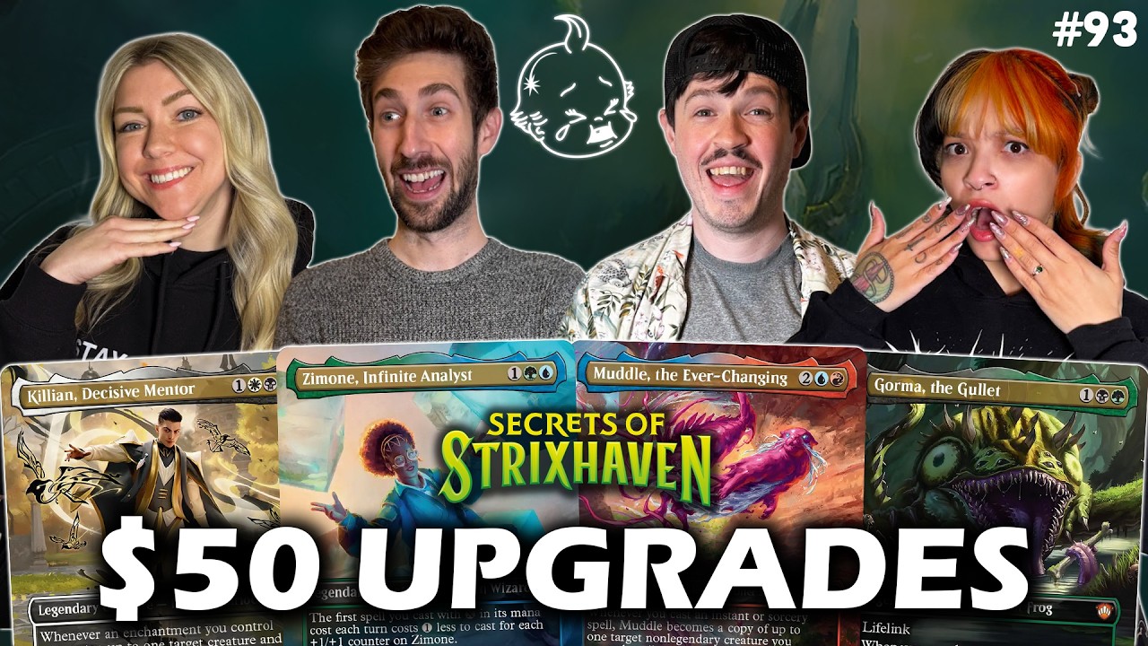 Secrets of Strixhaven Budget Precon Upgrades! | Killian | Zimone | Muddle | Gorma | MTG EDH GAMEPLAY thumbnail