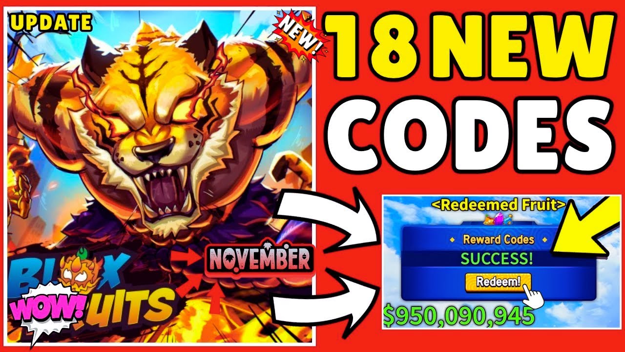 ⚠️ TIGER UPDATE! 💥 [NEW CODES] BLOX FRUITS CODES NOVEMBER 2025 | ALL ...