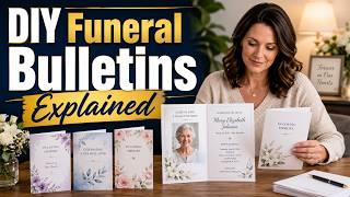 DIY Funeral Bulletins Explained: Templates, Printing & Design Tips