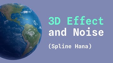 How to Use 3D Projections + Noise Effects in Spline Hana