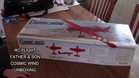 RC FLIGHT COSMIC WIND UNBOXING DISCOUNTINUED PLANE FROM ELECTRICFLY GREAT PLANES