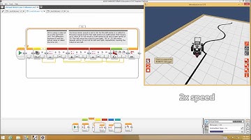 Virtual Brick Line Follower V2