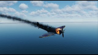 Trying out the new damage model for the DCS warbirds