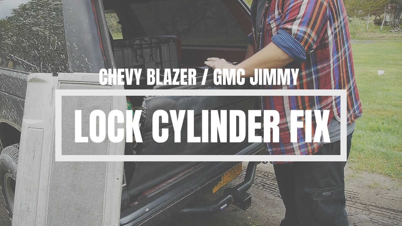 How To Replace a Chevy Blazer Lock Cylinder YouTube