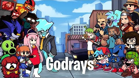 FNF Godrays but Every Turn a Different Character Sings