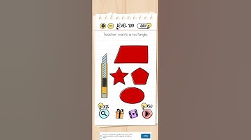 Brain Test Level 109 teacher wants a rectangle walkthrough answer