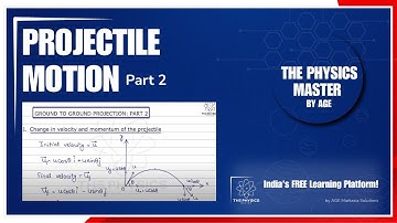 Projectile Motion Detailed | Change in Velocity, Momentum & Speed | JEE | NEET | The Physics Master