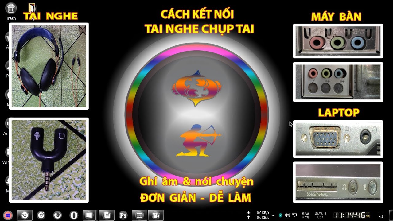Cách Kết Nối Tai Nghe Chụp Tai Với Máy Tính | Connect Headphone On Windows 10