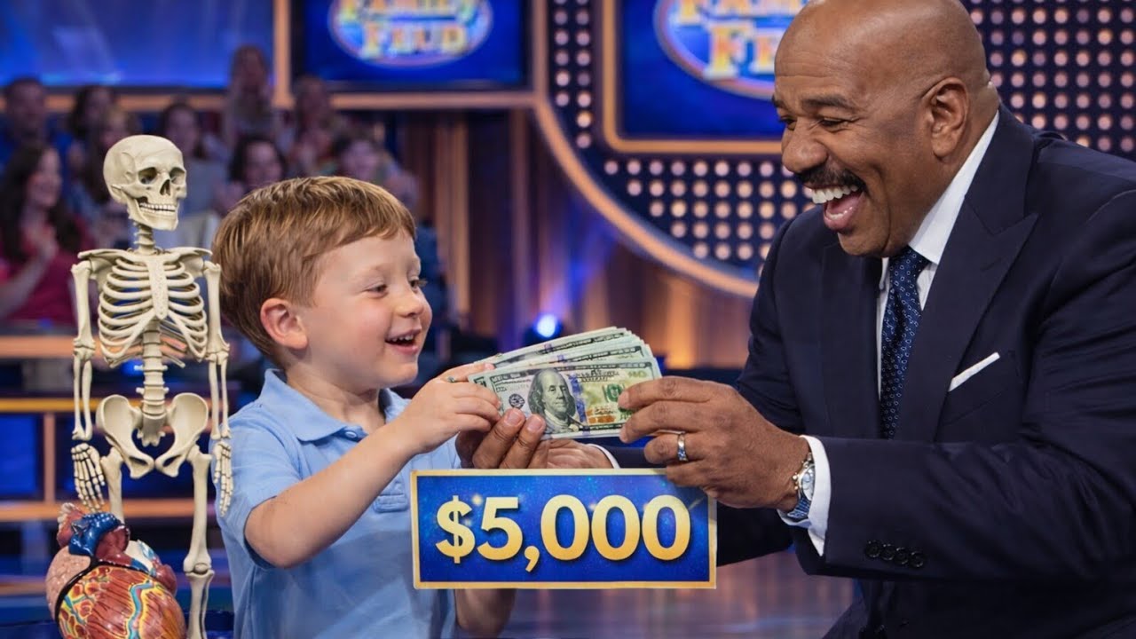5-Year-Old Anatomy Expert Leaves Steve Harvey Speechless, Harvey Gives $5000 Reward
