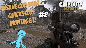 Call of Duty: World War 2 Quickscope Montage! | COD WW2 Quickscope Montage | Scubz