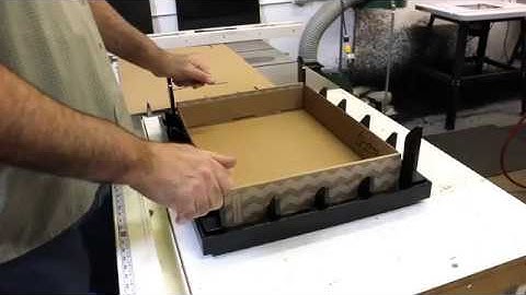How To Fold A Corrugated Cardboard Tray Using An Easy Fold Fixture, Jig, Tool, Machine